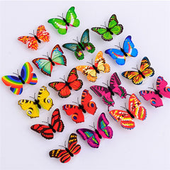 LED 3D Butterfly Wall Stickers Night Light Lamp - Beauti Homes