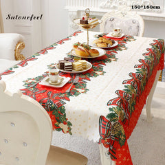 Christmas Tablecloth Printed Table Cloth - Beauti Homes