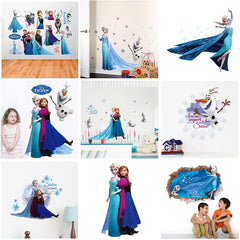 Frozen Princess Wall Stickers For Kids Rooms - Beauti Homes