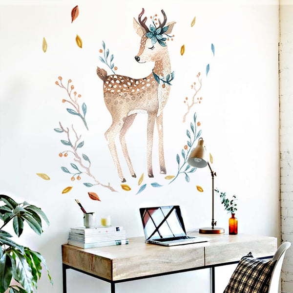 Deer wall stickers for kids rooms - Beauti Homes