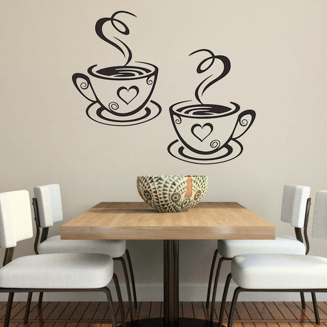 Large Kitchen Coffee Vinyl Wallpaper - Beauti Homes