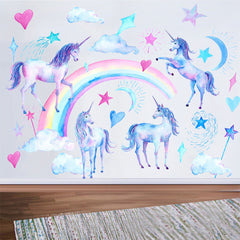 Unicorn wall stickers for kids rooms - Beauti Homes