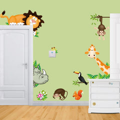 Cute Animal dinosaur Live in Your Home DIY Wall Stickers - Beauti Homes