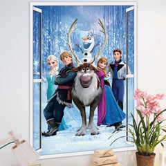 Frozen Princess Wall Stickers For Kids Rooms - Beauti Homes