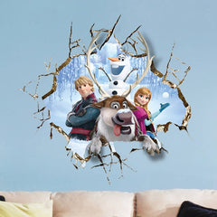 Frozen Princess Wall Stickers For Kids Rooms - Beauti Homes