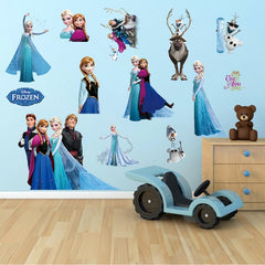 Frozen Princess Wall Stickers For Kids Rooms - Beauti Homes