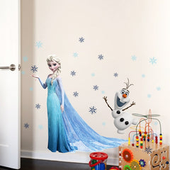 Frozen Princess Wall Stickers For Kids Rooms - Beauti Homes