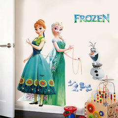 Frozen Princess Wall Stickers For Kids Rooms - Beauti Homes