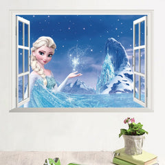 Frozen Princess Wall Stickers For Kids Rooms - Beauti Homes