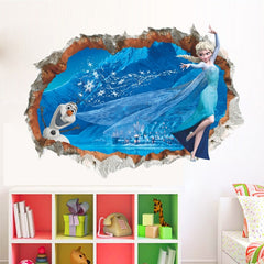 Frozen Princess Wall Stickers For Kids Rooms - Beauti Homes