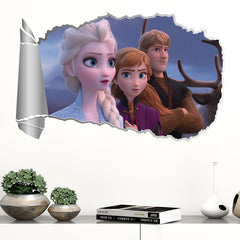 Frozen Princess Wall Stickers For Kids Rooms - Beauti Homes