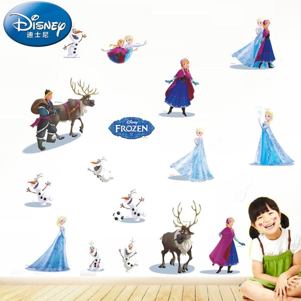 Frozen Princess Wall Stickers For Kids Rooms - Beauti Homes