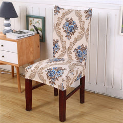 Floral Printing Stretch Elastic Chair Covers - Beauti Homes