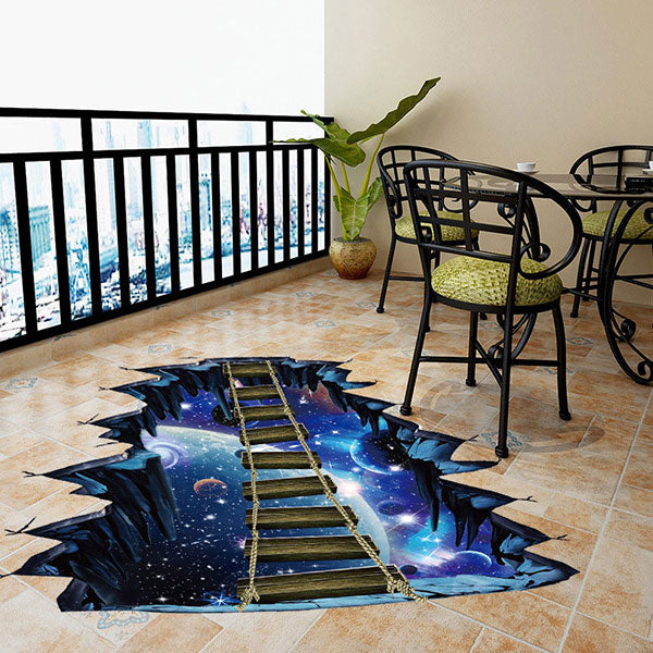 Large 3d Cosmic Space Sticker Galaxy Star - Beauti Homes