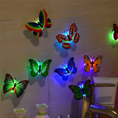 LED 3D Butterfly Wall Stickers Night Light Lamp - Beauti Homes