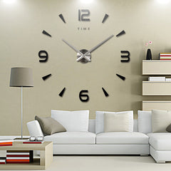 Large Wall Clock Quartz 3D DIY - Beauti Homes