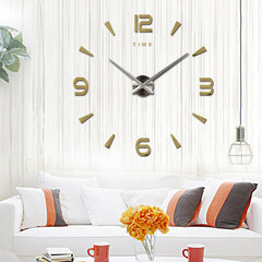 Large Wall Clock Quartz 3D DIY - Beauti Homes