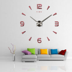 Large Wall Clock Quartz 3D DIY - Beauti Homes