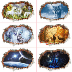 3D Broken Wall Hole Stickers 35% off - Beauti Homes