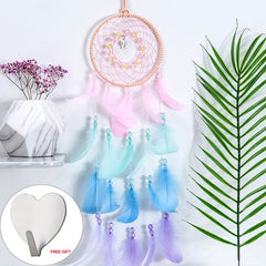 Led Handmade Feather Wall Dreamcatcher - Beauti Homes