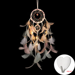 Led Handmade Feather Wall Dreamcatcher - Beauti Homes