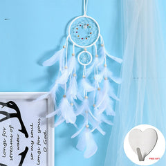 Led Handmade Feather Wall Dreamcatcher - Beauti Homes