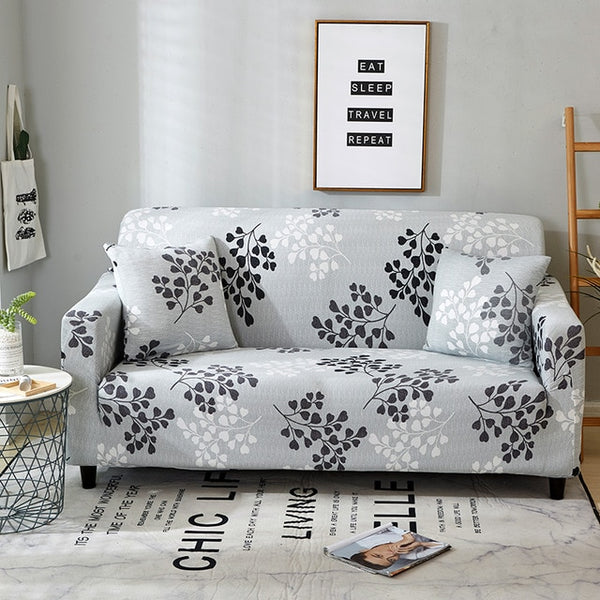 Floral Printing Stretch Elastic sofa cover cotton - Beauti Homes