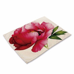 Flower Rose Pattern Table Mat - Beauti Homes