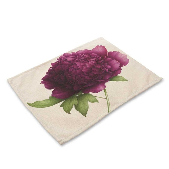 Flower Rose Pattern Table Mat - Beauti Homes